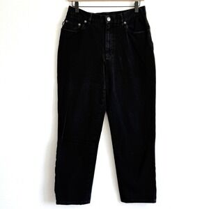 Vintage Lauren Ralph Lauren Black Straight Jeans Essential Capsule Wardrobe 10